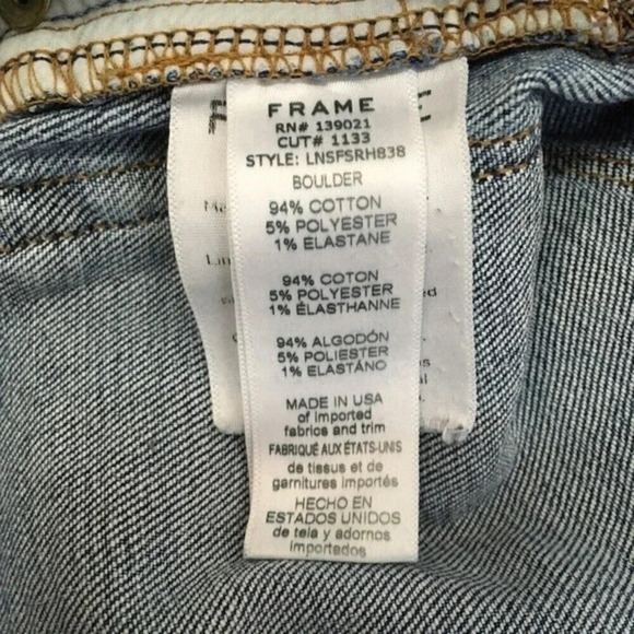 Frame Le Nouveau Straight Released Hem Jeans - Picture 9 of 10